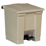 Rubbermaid Step-On container 30 liter, , Beige
