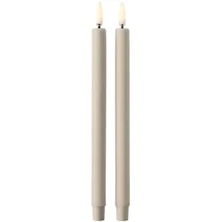 Kerzen Stoff Nagel LED - Sand