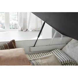 Jockenhöfer Gruppe Boxspringbett »Amelie« mit Bettkasten und Topper, erhältlich in 120 & 140cm Breite blau