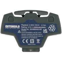EXTENSILO Akku kompatibel mit Kärcher WV5 Plus, WV7, WV6 Plus, WV6, WV5 Premium, WV60, WV70 Home Cleaner Heimroboter Grau (2500 mAh, 3,7 V, Li-Ion)
