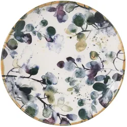 Dessertteller Garden 22,5 cm x6 - Dekor Rund Fayence Table Passion
