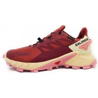 Salomon Supercross 4 Gore-Tex Damen cow hide/syrah/blush 39 1/3