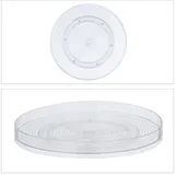 Relaxdays Drehteller D 30 cm transparent