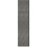 fn acustico Akustikpaneel Acustico Schwarz 2 St. 240 x 57,25 x 1,9 cm
