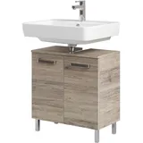 Saphir Waschbeckenunterschrank 60 x 62 x 33 cm Sanremo Eiche