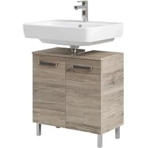 Saphir Waschbeckenunterschrank 60 x 62 x 33 cm Sanremo Eiche