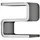 authentics Hausnummer 80602 Silber