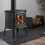 hergom Craftsbury HF Kaminofen Gusseisen Schwarz
