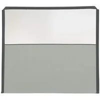 Isabella Flex Windschutz Erweiterung mit Fenster Grau