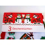3 Stk. Geschenktüchlein / Tücher, Taschentücher, Platzsets