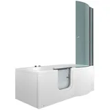 AcquaVapore Seniorendusche und Wanne mit Whirlpool S12D-AIR-L Dusche 170x85