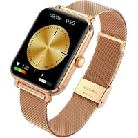 Garett GRC Classic BT 44 mm Edelstahlgehäuse Gold Sportarmband