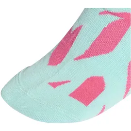 adidas Lionel Messi Print Socken 3er Pack Semi Flash Aqua/White/White 46-48