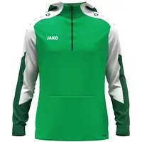Jako Unisex Zip-Hoodie Dynamic grün/weiß/dunkelgrün, M