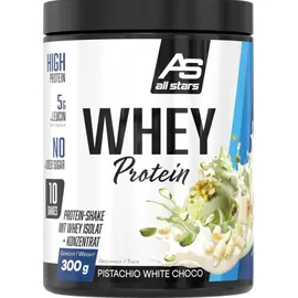 ALL STARS Whey Protein Pistazie/Weiße Schokolade Pulver 300 g