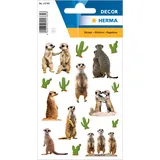 Herma Erdmännchen Aufkleber Sticker mehrfarbig