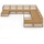 vidaXL 11-tlg. Garten-Lounge-Set Massivholz Kiefer