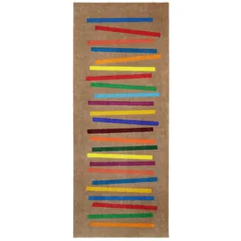 Wash+Dry Mixed Stripes 80 x 200 cm Mehrfarbig