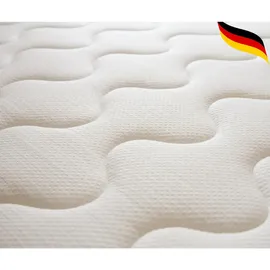 marpur Matratzentopper mit Massageschicht, Matratzenauflage Größe: 90x200x10, ink. Bezug, Matratzen Topper Frabe: Weiß, H3,
