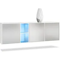 Vladon Sideboard, Greige, 182x53x35 cm, Wohnzimmer, Kommoden & Sideboards,