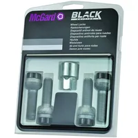 McGard Felgenschloss 28017SUB (Schwarz) M14x1,5, Kugelsitz R14, Schaftlänge 45,0 mm, Gesamtlänge 65,7 mm, SW17, Schlüsseldurchmesser 25,8 mm