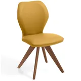 Niehoff Sitzmöbel Colorado Trend-Line Design-Stuhl Gestell Wild-Nussbaum - Leder - Braun