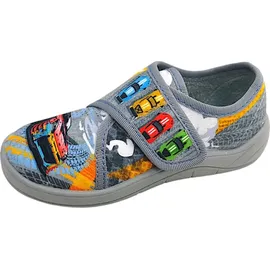 Fischer Markenschuh Kinder-Klett-Hausschuh