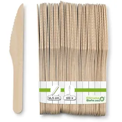 greenbox - Holzmesser 16,5 cm, 100 St.