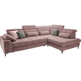 Set One by Musterring Eckcouch Polyester 3-Sitzer Braun