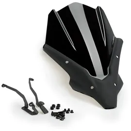 PUIG Windschutzscheibe New Generation Touring Schwarz Motorradscheibe
