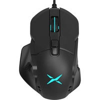 Delux Wired Gaming Mouse with replaceable sides M629BU RGB