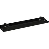 SOENNECKEN Kabelkanal horizontal beidseitig abklappbar für Tische B1400mm sw