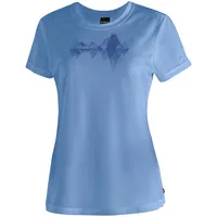 Maier Sports Tilia Pique W, Damen T-Shirt, blau XL