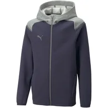 Puma teamCUP Casuals Kapuzenjacke Kinder 06 parisian night 128