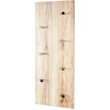 Haku-Möbel HAKU Möbel Wandgarderobe 42950 braun Holz 7 Haken 80,0 x 30,0 cm