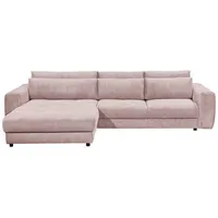 Froschkönig24 Barura Ecksofa 333 x 194 cm Rosa - Rosa