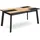 SKRAUT HOME 167 x 75 x 90 cm Eiche schwarz