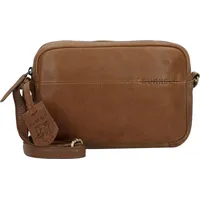 Burkely Natural Norah Umhängetasche Leder 22 cm coco cognac