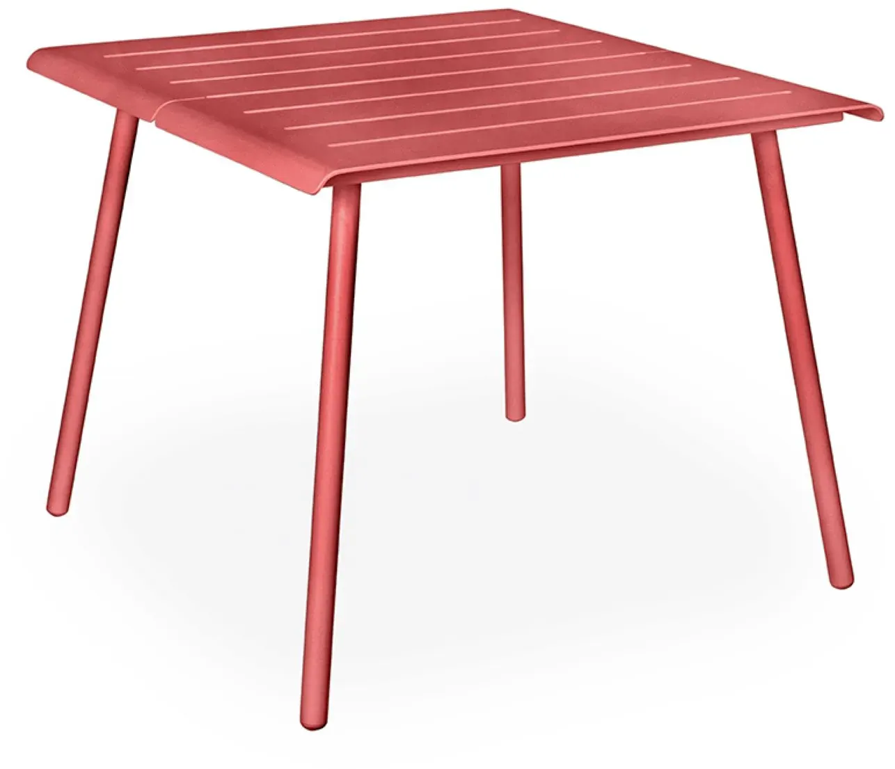 Vapio Outdoortisch Aluminium 90x90x74 cm Koralle