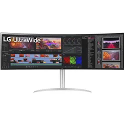LG 49WQ95X-W Curved Monitor - Nano-IPS, HDR400, 144Hz, USB-C