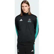 adidas Men's MERCEDES - AMG PETRONAS FORMULA 1 TEAM DNA Track TOP, Black/semi Mint Rush, XS