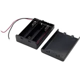 TRU Components Batteriehalter 3x Mignon (AA) Schwarz