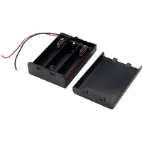 TRU Components Batteriehalter 3x Mignon (AA) Schwarz