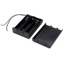 TRU Components Batteriehalter 3x Mignon (AA) Schwarz