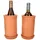Mambocat 2er Set Weinkühler + Untersetzer Terrakotta Ø 12.5 cm H 20.5 cm Flaschen-Kühler