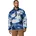Helvetia II Printed Half Snap Fleece Blau XXL
