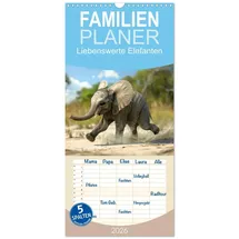 Calvendo Familienplaner 2026 Liebenswerte Elefanten