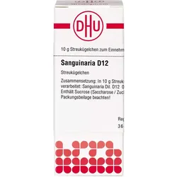 SANGUINARIA D 12 Globuli 10 g