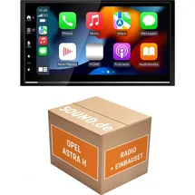 JUST SOUND best choice for caraudio DMX7722DABS Doppel-DIN Autoradio mit (Wireless) Apple CarPlay und Android Auto