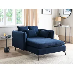 Chaiselongue marineblau / schwarz CHARMES